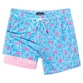 thumbnail image 1 of SURF CUZ Mens Swim Trunks with Compression Liner Swimming Trunks 5 Inch Bathing Suit Zipper Pockets Quick Dry Swim Shorts, 1 of 9
