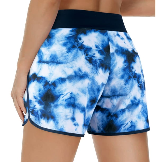 SURF CUZ Women's Swim Board Shorts Tummy Control Swimsuit Bottoms Beach