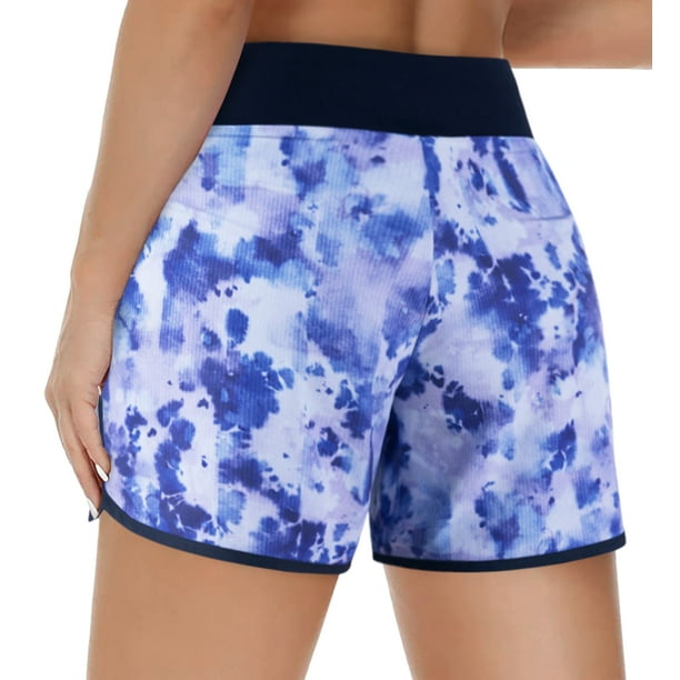 SURF CUZ Women's Swim Board Shorts Tummy Control Swimsuit Bottoms Beach