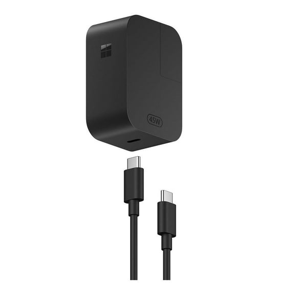 Microsoft Surface 45W USB-C Wall Charger, Black
