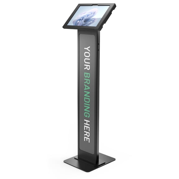 Surface Pro 13" 9-12  Apex Enclosure Brandable Floor Stand Black