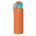 thumbnail image 1 of SURFVEN 40 oz Vacuum Insulated Stainless Steel Water Bottle with 3-in-1 Lid, Orange, 1 of 7