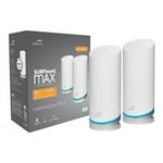 ARRIS Surfboard mAX W121 Tri-Band Mesh WiFi 6 System, AX6600 Speeds up to 6.6 Gbps, Coverage 5,500 sq ft, Alexa Support