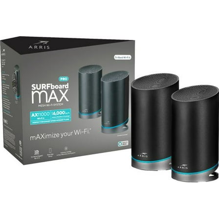 SURFboard mAX Pro W133 Wi-Fi 6 IEEE 802.11ax Ethernet, Cable, DSL Wireless Router