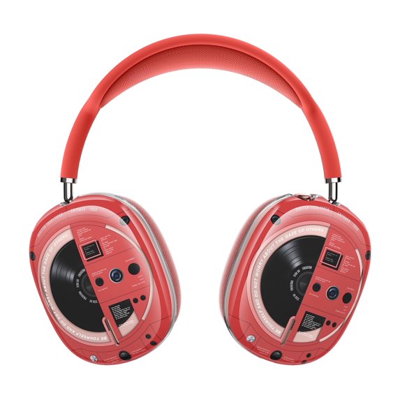 Suritch for AirPods Max Case Cover, TPU Anti-Scratch Ear Cups Cover for AirPods Max Headphones, Rugged Shockproof Accessories Protective Cover, Red