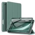 thumbnail image 1 of Suritch Leather Case for Samsung Galaxy Tab S6 Lite 10.4 Inch with Built in Screen Protector and S-Pen Holder, Auto Sleep/Wake, Green, 1 of 7