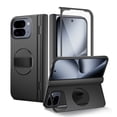 thumbnail image 1 of Suritch for Google Pixel 10 Pro Fold Phone Case with 360° Rotatable Hand Strap Grip Holder, Invisible Kickstand and Screen Protector, Rugged Shockproof Protective Cover, Black, 1 of 9