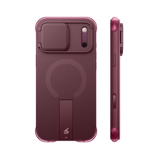 SURITCH Magnetic Case for iPhone 18 Pro Max / 17 Pro Max, Compatible with MagSafe, with Kickstand, Camera Control Button Cover and Lens Protection, Shockproof Bumper Protective Covers, Burgundy