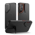 thumbnail image 1 of SURITCH Phone Case for Samsung Galaxy S24 Plus with Camera Cover and Adjustable Kickstand, Shockproof Slim Magnetic Case, Matte Black, 1 of 7