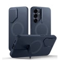 thumbnail image 1 of SURITCH Phone Case for Samsung Galaxy S25 FE, Magnetic Protective Cover with Camera Cover and Adjustable Metal Kickstand, Dark Blue, 1 of 9