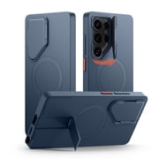 SURITCH for Samsung Galaxy S25 Ultra Case, Magnetic Protective Cover with Camera Cover and Adjustable Metal Kickstand, D