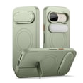 thumbnail image 1 of SURITCH for Google Pixel 9a Phone Case, Magnetic Shockproof Protective Cover with Camera Cover and Adjustable Metal Kickstand, Green, 1 of 8