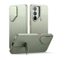 thumbnail image 1 of SURITCH for Samsung Galaxy S26 Phone Case, Magnetic Protective Cover with Camera Cover and Adjustable Metal Kickstand for Galaxy S26, Green, 1 of 7