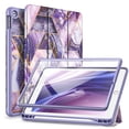 thumbnail image 1 of Suritch for iPad 9th/ 8th/ 7th Generation Case 10.2 Inch with Screen Protector and Pencil Holder, Magnetic Trifold Stand, Auto Sleep/Wake Cover, Purple, 1 of 5