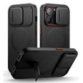 thumbnail image 1 of SURITCH for iPhone 14 Pro Case with Magnetic Camera Slide Cover and Adjustable Kickstand, Compatible with MagSafe, Shockproof Bumper Case Slim Protective Cover, Black, 1 of 9
