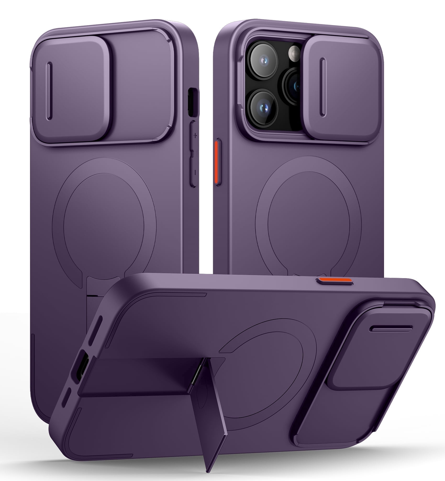 SURITCH for iPhone 14 Pro Max Case with Magnetic Camera Slide Cover and ...