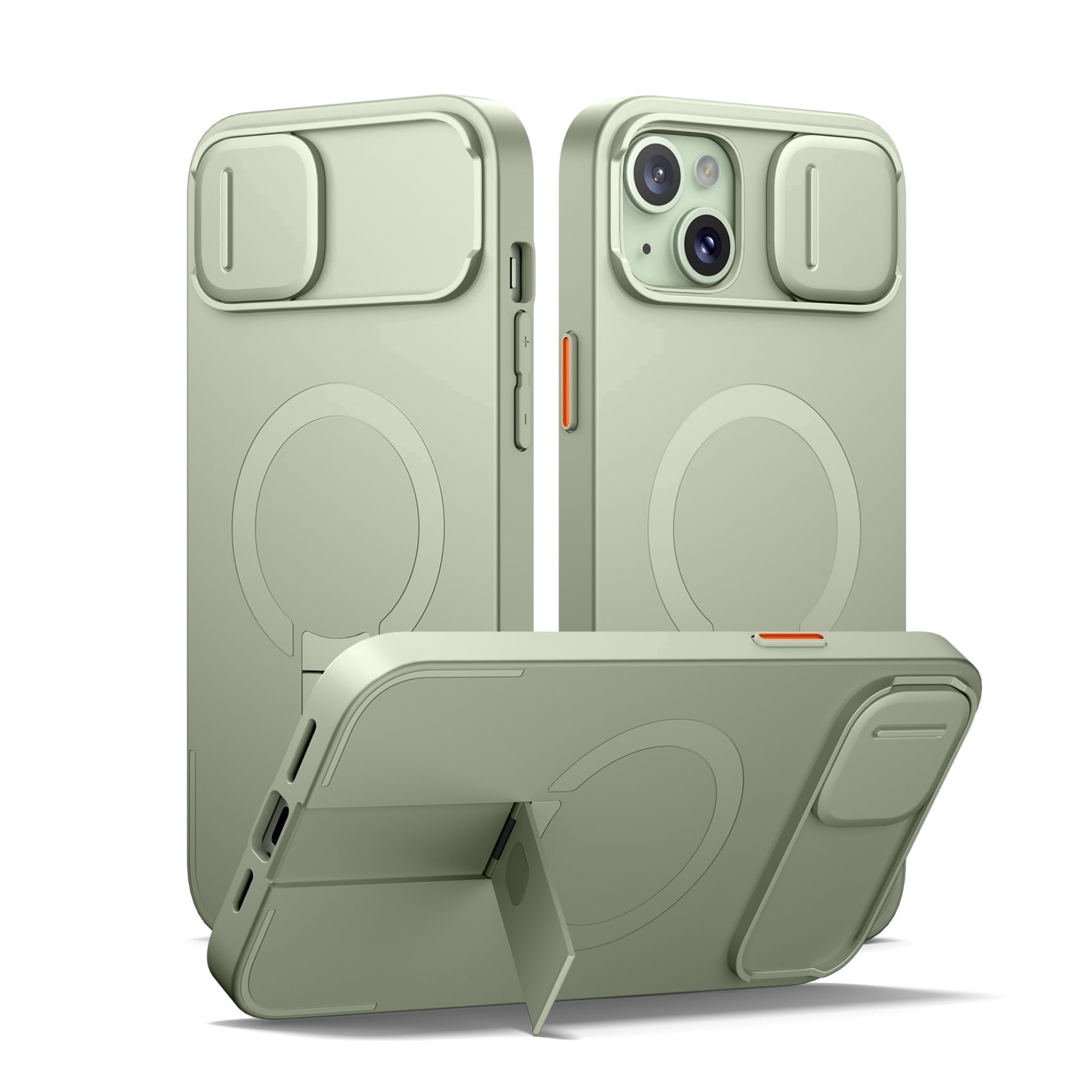 SURITCH for iPhone 15 Plus/14 Plus Case with Magnetic Camera Slide ...