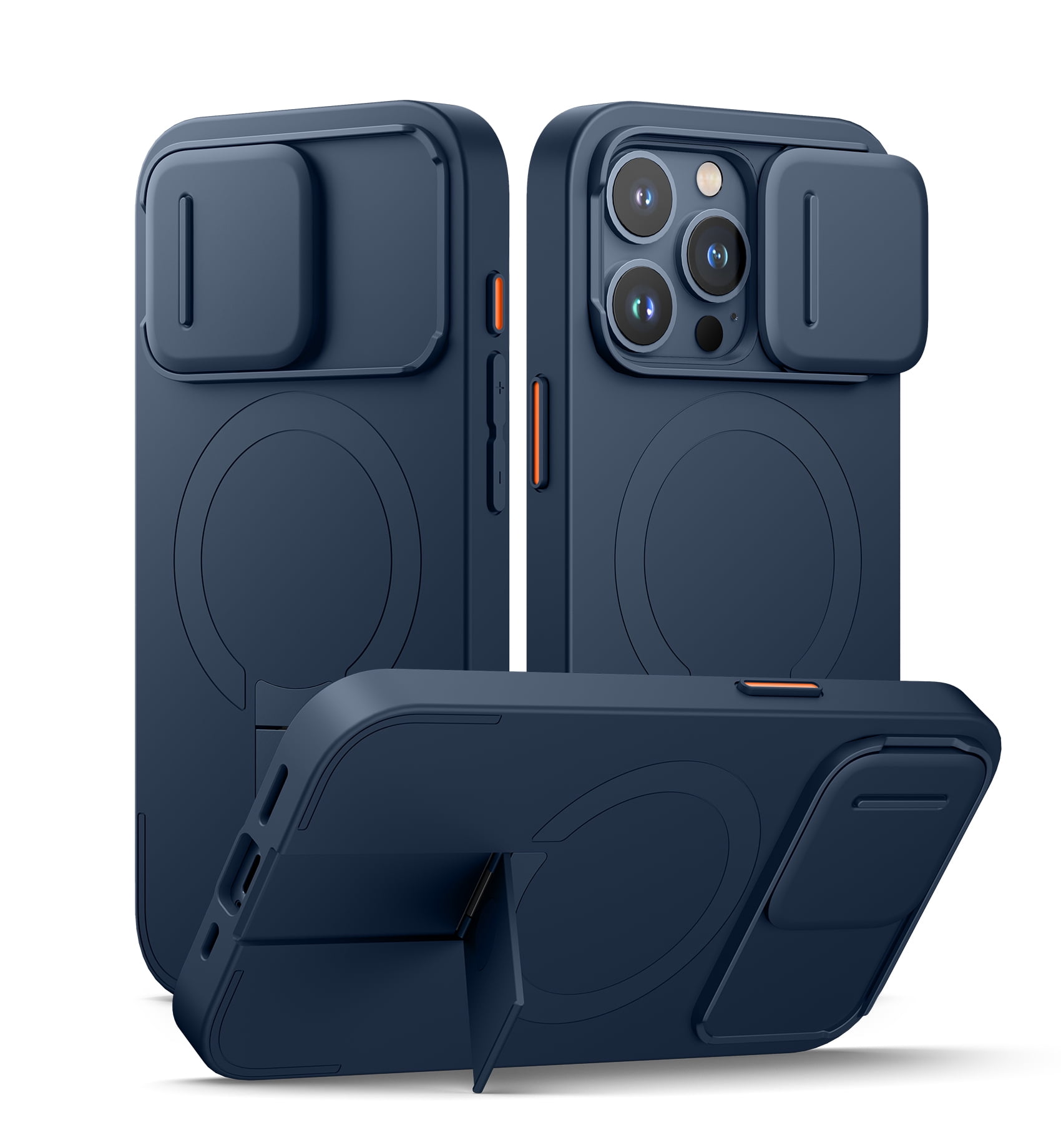 SURITCH for iPhone 15 Pro Case with Magnetic Camera Slide Cover and ...