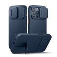 thumbnail image 1 of SURITCH for iPhone 15 Pro Case with Magnetic Camera Slide Cover and Adjustable Kickstand, Compatible with MagSafe, Shockproof Bumper Case Slim Protective Cover, Blue, 1 of 8