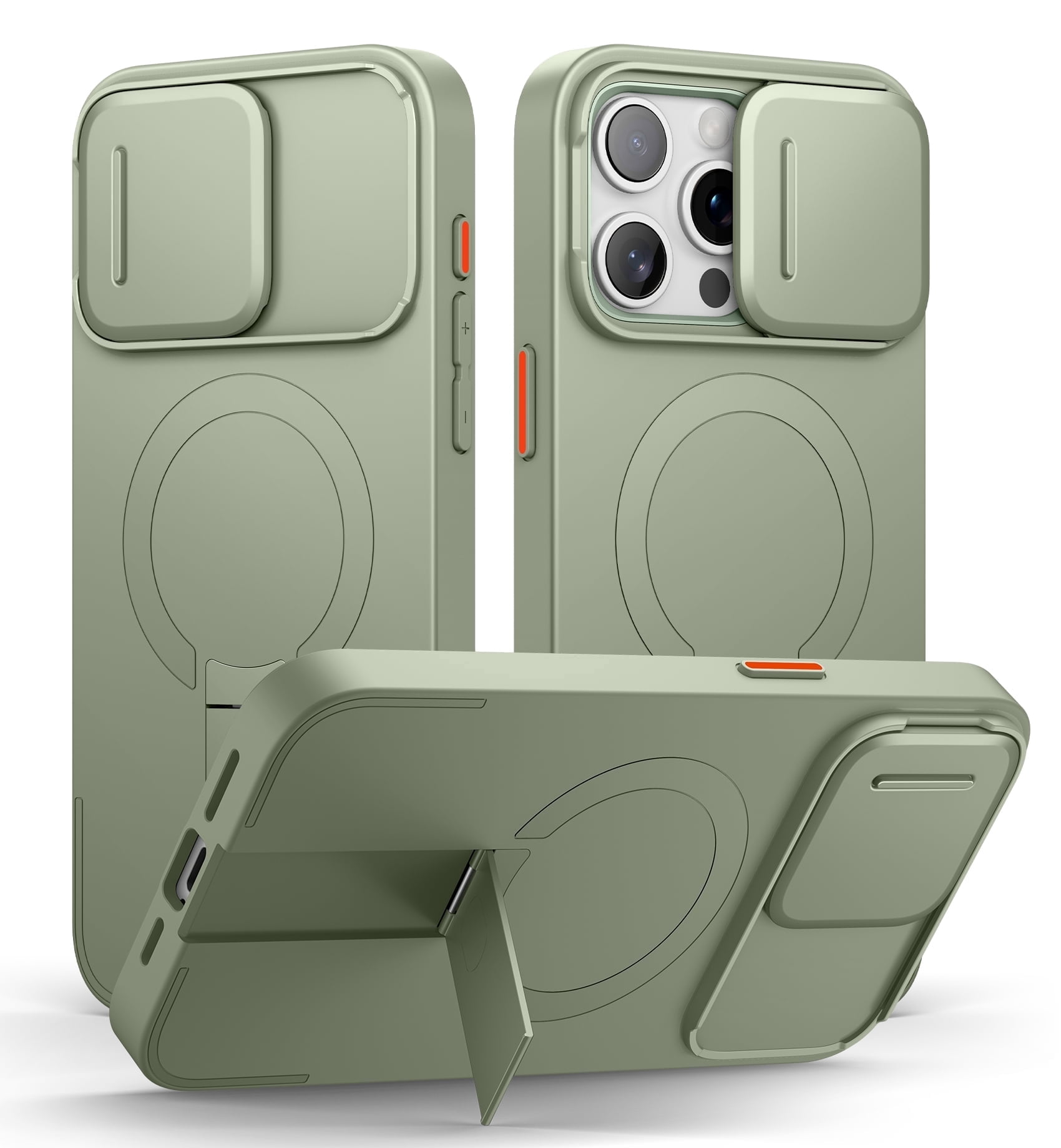 Suritch for iPhone 15 Pro Max Case with Magnetic Camera Slide Cover and ...