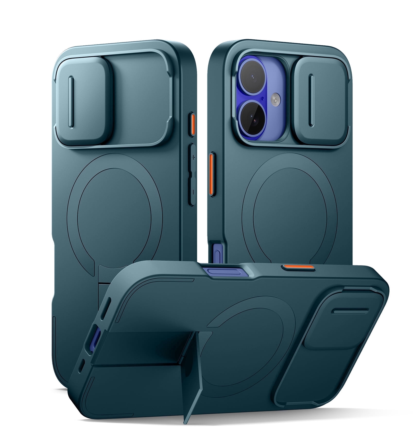 SURITCH for iPhone 16 Case with Magnetic Camera Slide Cover and ...