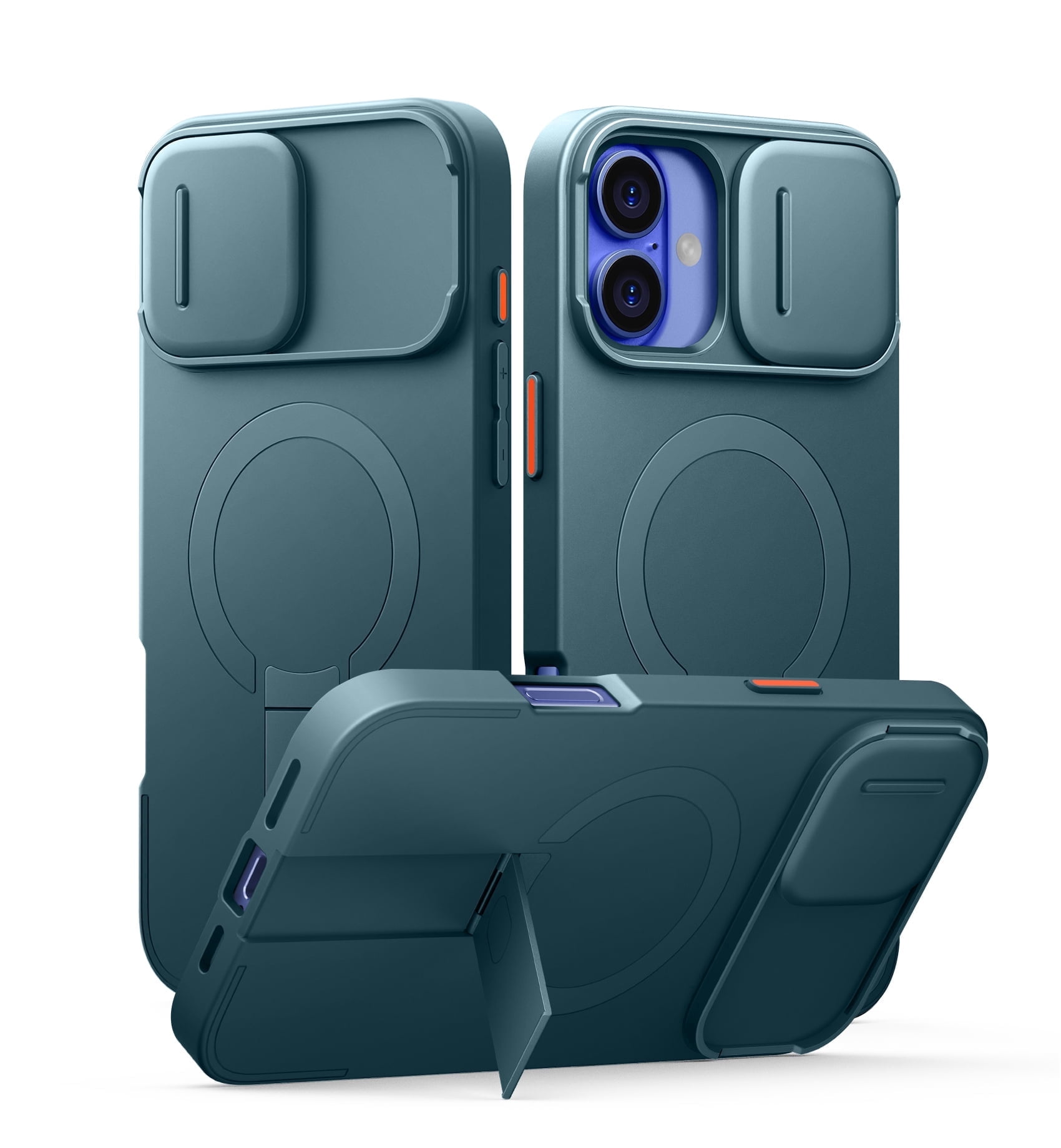 Suritch for iPhone 16 Plus Case with Magnetic Camera Slide Cover and ...