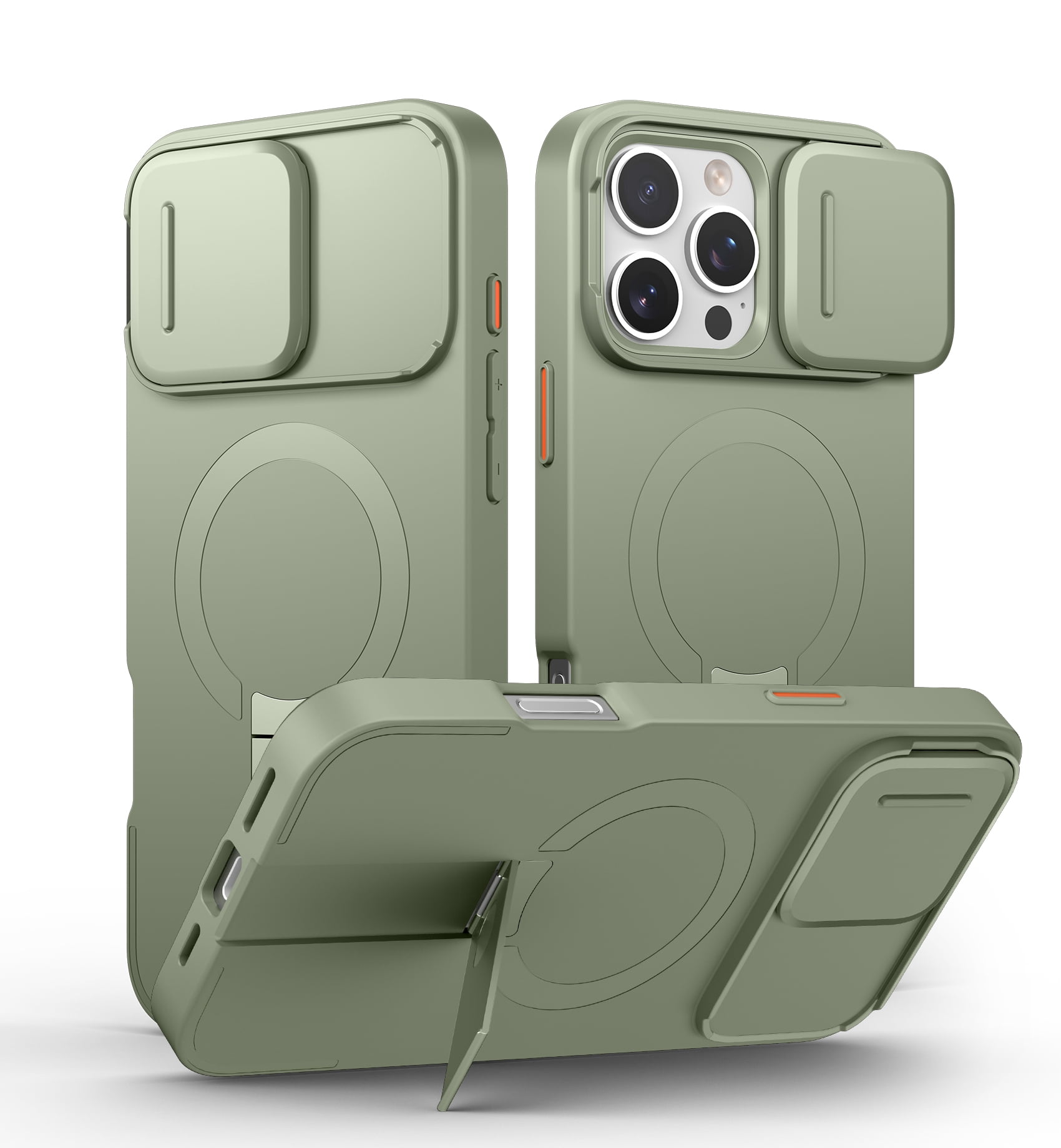 SURITCH for iPhone 16 Pro Max Case with Magnetic Camera Slide Cover and ...