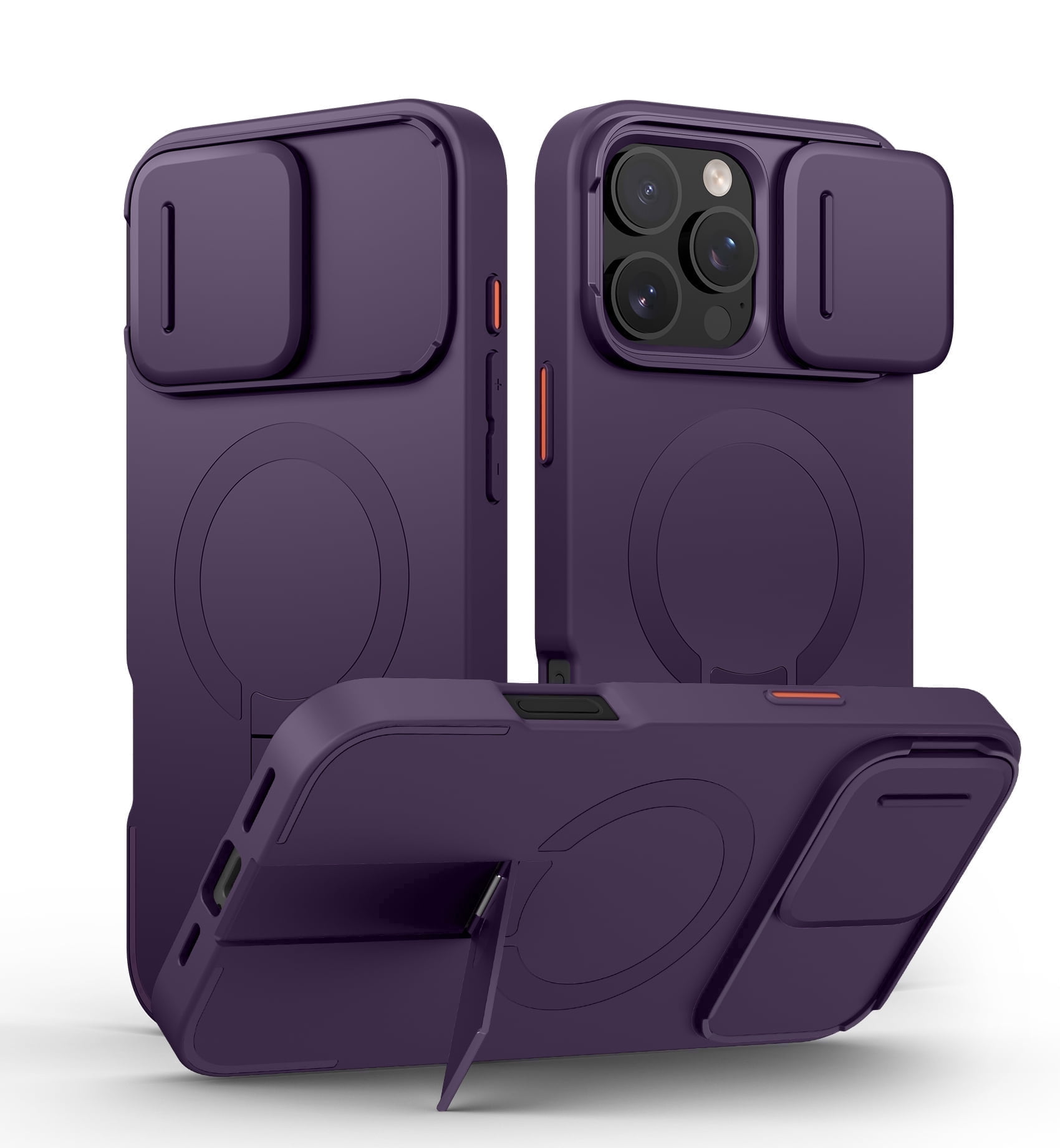 SURITCH for iPhone 16 Pro Max Case with Magnetic Camera Slide Cover and ...