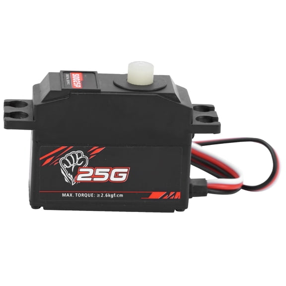SURPASS-HOBBY S0025P 25g Plastic Gear Digital Servo, RC Car Boat Model Spare Part, Black (1.4 x 0.6 x 1.2 in / 36 x 15.4 x 31.1 mm)