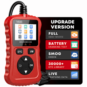 SURPUTS Bluetooth OBD2 Scanner for iPhone & Android, Wireless Car Code Reader and Check Engine Diagnostic Tool for Most 1996+ Gas and Hybrid Vehicles, Red