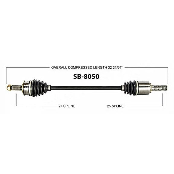 SURTRAK AXLE Fits select: 2006-2007 SUBARU B9 TRIBECA, 2008-2014 SUBARU TRIBECA