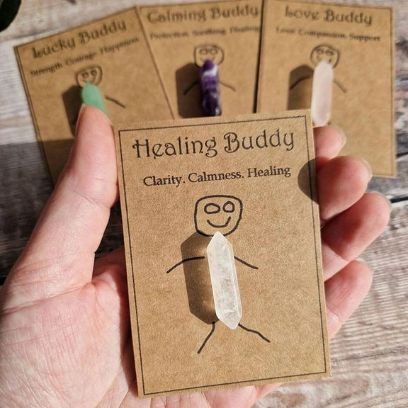 SUSAMMAISON Cute Crystal Gift Love Healing Calm Lucky Crystal Lovely Crystal,1,1,1