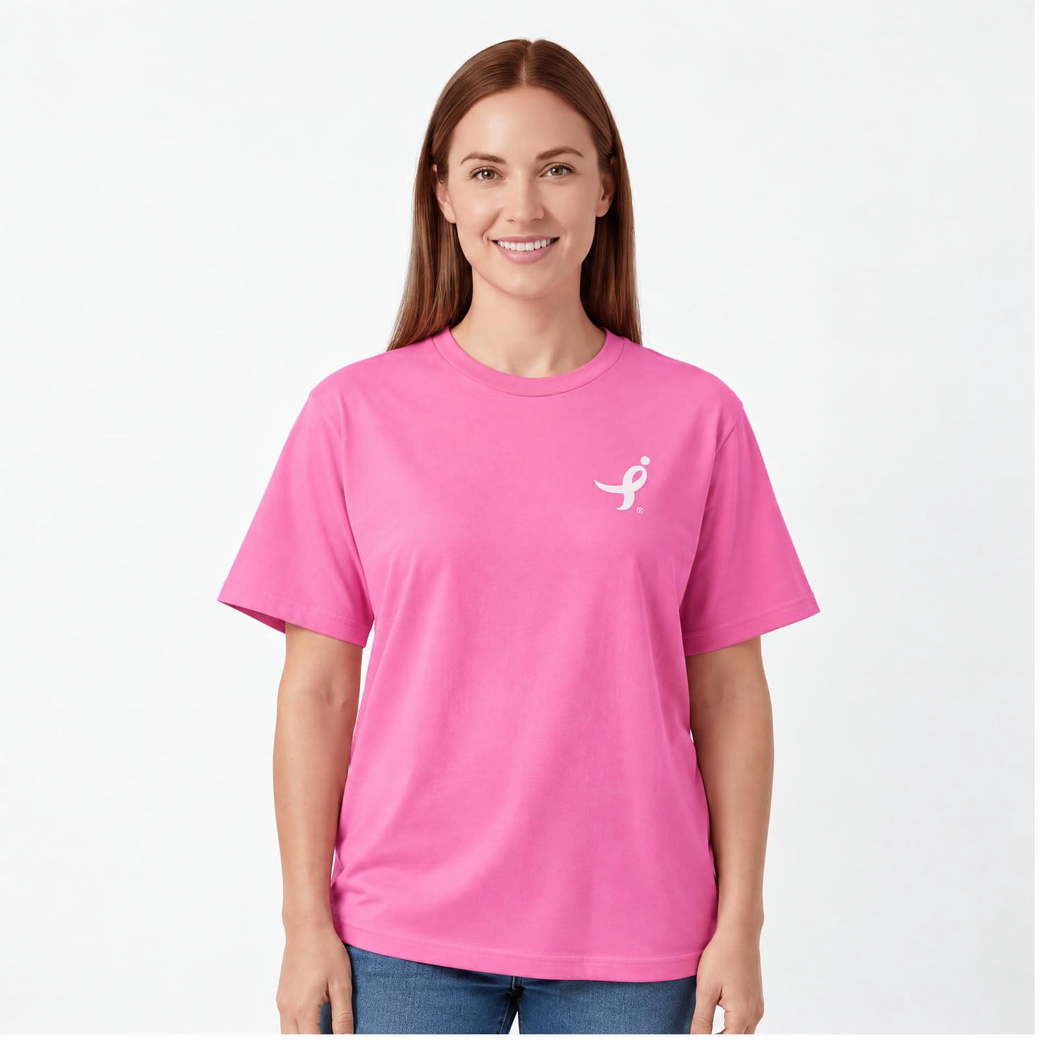 SUSAN G KOMEN MEN'S ALL OF US CROWD MENS SGK SHORT SLEEVE TEE, BREAST CANCER AWARENESS SHIRT, SIZES XS-3XL
