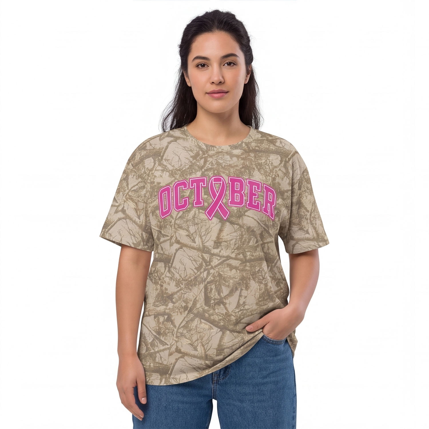 SUSAN G KOMEN MEN'S HUNT FOR PINK MENS SGK SHORT SLEEVE TEE, BREAST CANCER AWARENESS SHIRT, SIZES XS-3XL