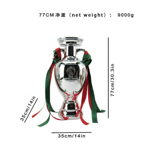 SUSANMAISON European Cup 2024 German Football Champions League Trophy Souvenir Model Delaunay Cup Resin Fans
