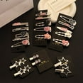 thumbnail image 1 of SUSANMAISON Internet Celebrity Dopamine Hair Clip Set Side Clip Side Clip Bangs Small Clip,5,0,multi color, 1 of 17
