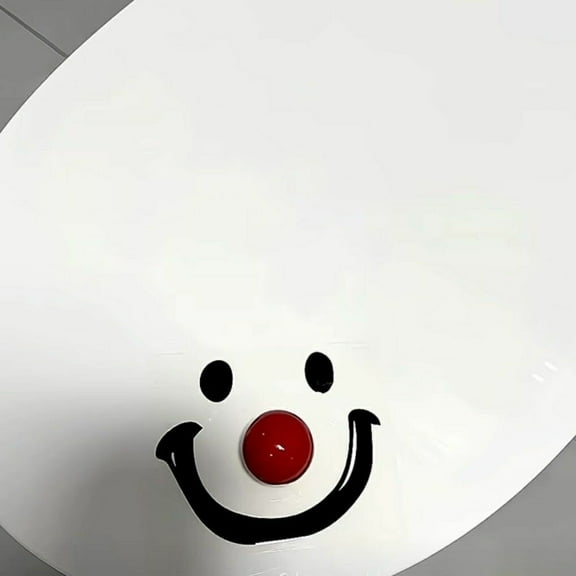 SUSANMAISON Toilet Lid Lifter Smiling Clown Toilet Seat Lift Creative Home Toilet Handle Anti-Dirty Lid Lifter