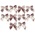 thumbnail image 1 of SUSHANG 10PCS Christmas Bows Fabric Tree Garland Accessories Lightweight Versatile Decoration for Trees Tables Wreaths Festive Charm Various Styles Perfect for Parties Home Holiday Decor Great Gift, 1 of 9
