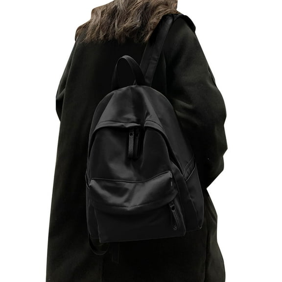 SUSHANG 15" Casual Canvas Backpack for Women Men Travel School College Outdoors Polyester Shoulder Bag Rucksack Hiking Bag BookBag