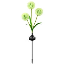 SUSHANG 2 Pack Solar Dandelion Garden Lights - 27.5 Inch Upgraded LED Outdoor Decor, Waterproof Warm White & Color Changing Flower Stake for Yard, Pathway, Mother’s Day Gift