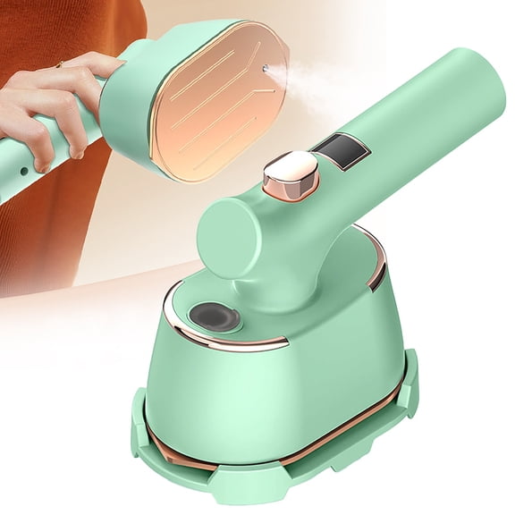 SUSHANG 2-in-1 Handheld Steamer for Clothes - 1000W Portable Garment Steam Iron with anti-burn base, Fast Heat-Up in 5 Sec - Travel, Home, Dorm Essential Wrinkle Remover