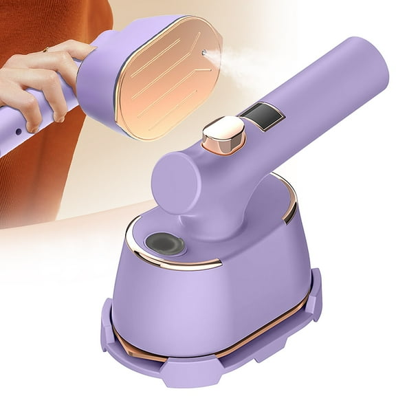 SUSHANG 2-in-1 Handheld Steamer for Clothes - 1000W Portable Garment Steam Iron with anti-burn base, Fast Heat-Up in 5 Sec - Travel, Home, Dorm Essential Wrinkle Remover