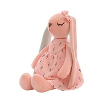 SUSHANG 2024 New Easter Kids Gifts Handmade Custom Cute Bunny Easter Decoration Plush Bunny Toy, Gift for Baby Kids