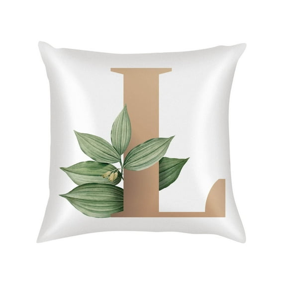 SUSHANG 26-letter Pillowcase,Modern Decorative Pillow Covers for Sofa Couch Bedroom Car Chair Home Car Decor
