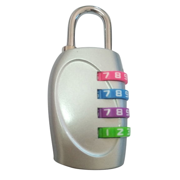 SUSHANG 4 Digit Password Combination Padlock Lock for Lockers Luggage Toolboxes Gym School Cabinet