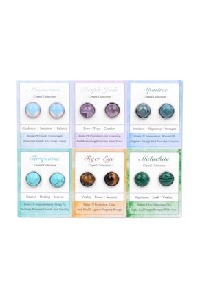 6Pc Card Earrings 6 Pairs of Earring Set S925 Silver Plated Earrings for Women Multipack Stud Earrings