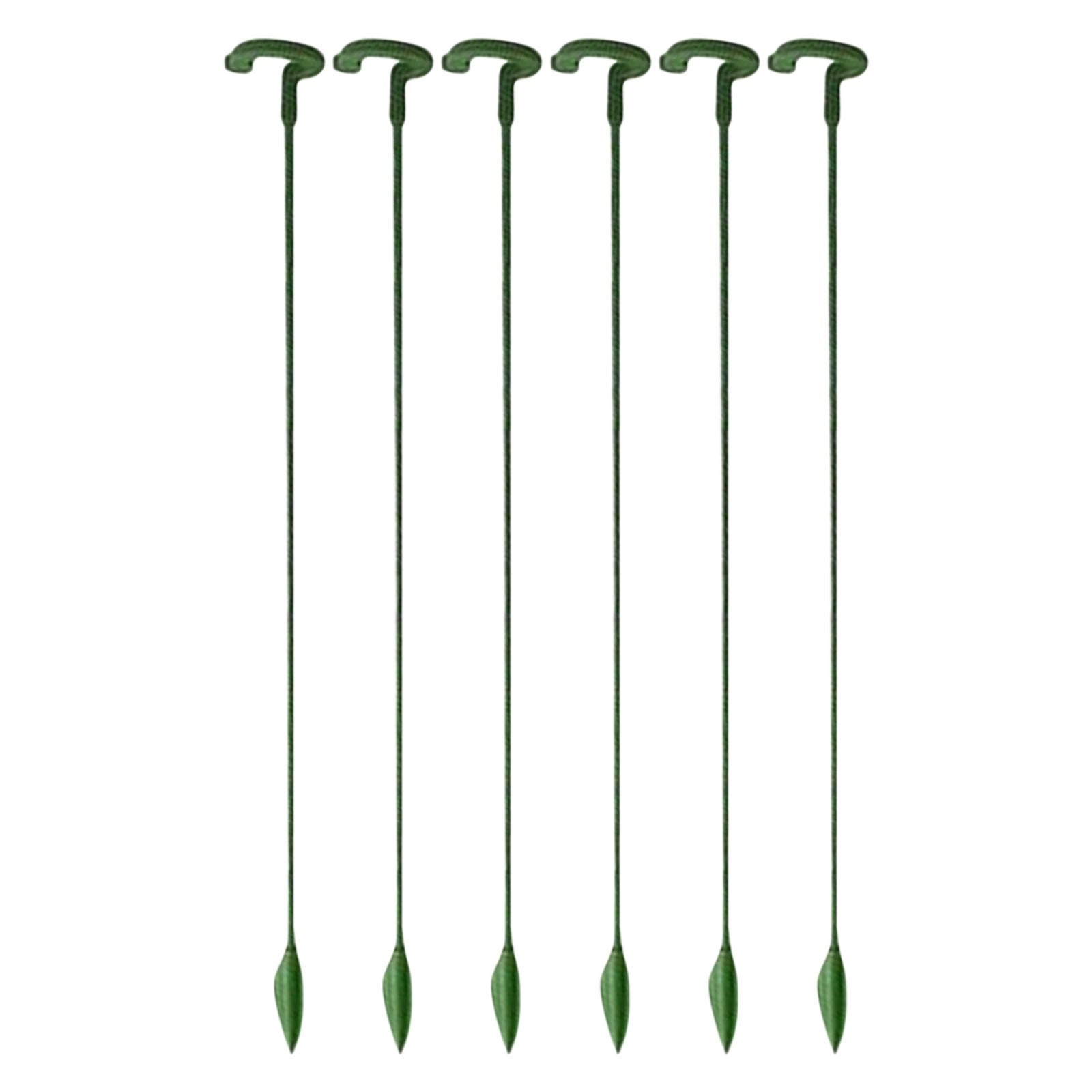 Stemming Rods SUSHANG 6pcs Plant Support Stakes Single Stem Flower Support Rods with ...