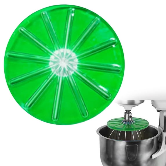 SUSHANG Anti-Splatter Baffle Attachment for Stand Mixers - Mixing Head Cover Accessory for Bowl Mixers, Food Guard Prevention Tool for Cleaner Kitchen Countertops During Baking