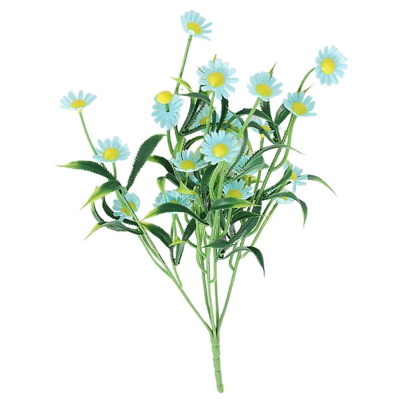 SUSHANG Artificial Daisies Flowers, UV Resistant Fake Wildflowers with Stems, Faux Greenery Shrubs Plants Arrangements for Wedding Decoration Home Garden Decoration