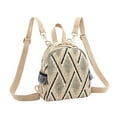 thumbnail image 1 of SUSHANG Backpack Anti Lock Cover Small Weave Type Tassel Backpack Laptop Bag for Women Anti Theft Travel Backpack Purse Shoulder Bags, 1 of 5